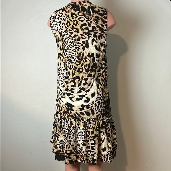 BANANA REPUBLIC ANIMAL PRINT DRESS SLEEVELESS SUMMER DRESS SIZE SMALL - Picture 6 of 11